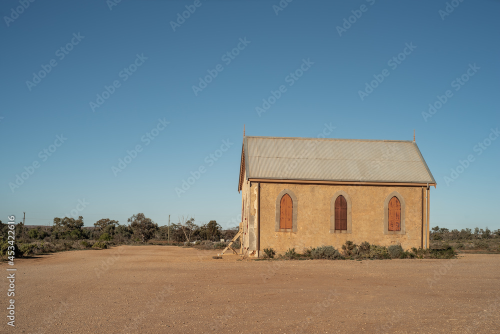 Poster Church in desrt