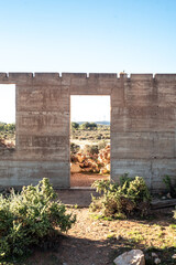 entrance to the house