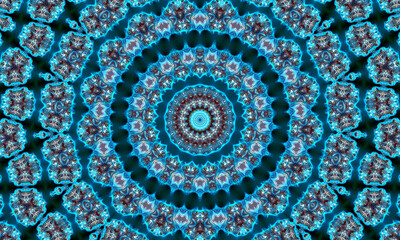 Geometric Thai pattern mixed art, polynesian art, mandala art. In the shape of hexagons, triangles and six-pointed stars. Kaledoscope pattern for scrapbooking, gift wrapping, books, booklets, albums.