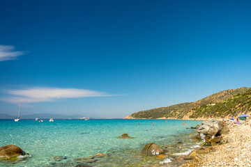 Fototapeta na wymiar Mari Pintau, Sardinia, in a summer day