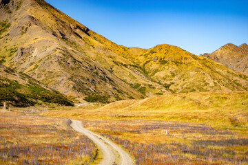 mountain road in the mountains