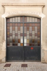 Municipal showers in Belleville en Beaujolais, also called bains-douches in French language, are a...