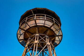 Historical watertower used for steam trains