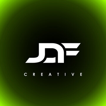 JDF Letter Initial Logo Design Template Vector Illustration