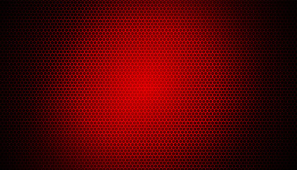 glowing red light on carbon fiber background