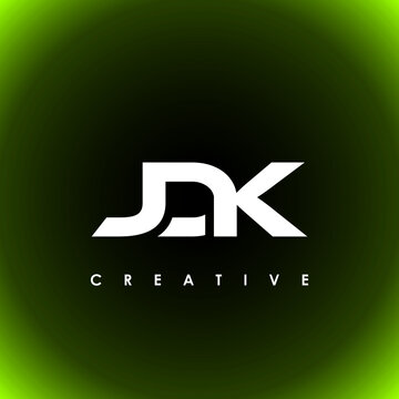 JDK Letter Initial Logo Design Template Vector Illustration