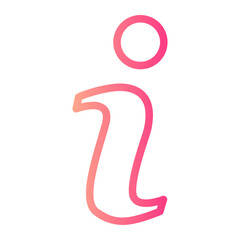 info gradient icon