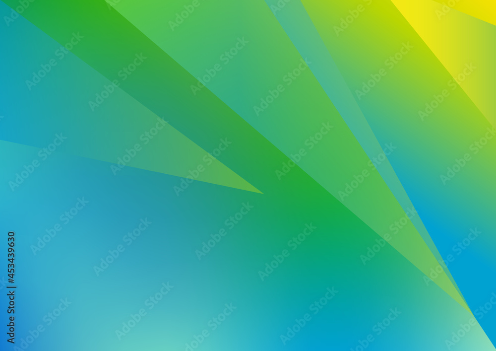 Poster horizontal abstract template with color graphic elements. vector illustration.
