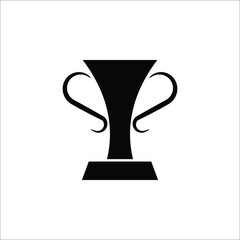 Fototapeta na wymiar trophy icon vector logo template on white background. color editable eps 10