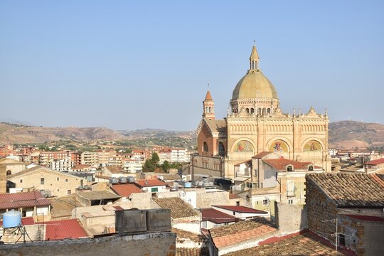 Cathedral of Favara in the afternoon light, Sicily, Italy