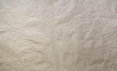 Old crumpled brown paper texture