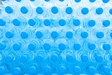 Blue, caps, pet bottle, water