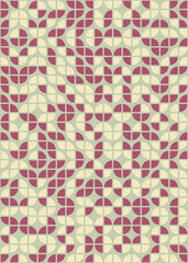 Abstract Geometric Pattern generative computational art illustration