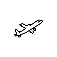 Fototapeta na wymiar travel airplane transport icon vector