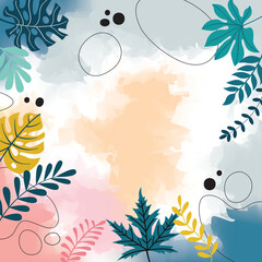 background for design. Vector design templates in simple modern style with copy space for text.	