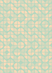 Abstract Geometric Pattern generative computational art illustration