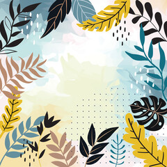 background for design. Vector design templates in simple modern style with copy space for text.	