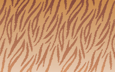 Abstract striped animal beige print texture. Vector illustration background