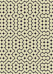 Abstract Geometric Pattern generative computational art illustration