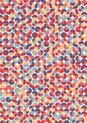Abstract Geometric Pattern generative computational art illustration