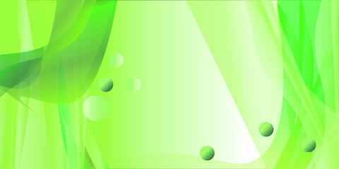 abstract green background with bubbles