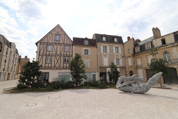 La place de la liberté, ville de Poitiers, departement de la Vienne, France