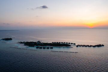 Obraz premium sunset over the sea