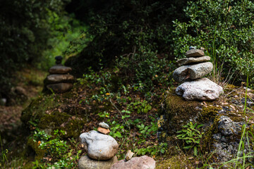 ギリシャ　メテオラのアギア・トリアダ修道院までのトレッキングコース