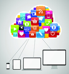 Fototapeta premium social media, Instagram, facebook, blog, icon, logo, post, story, selfie