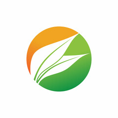 Leaf icon Vector Illustration design Logo template