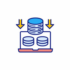 Storage Capacity icon in vector. Logotype