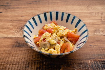 トマトと卵の炒め物（西紅柿炒鶏蛋）