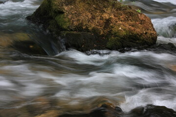 fast mountain river 