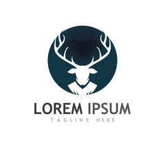 Deer vector icon illustration design