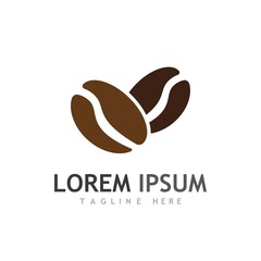 coffee bean icon vector