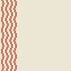 Water inspired abstract squiggly shapes for card with room for text