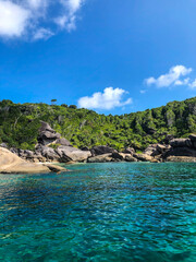 Obraz premium beautiful sea and beach of southeast asia in Thailand, Similan Islands