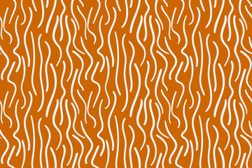 Orange background abstract design. Seamless pattern vector.