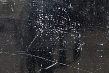 Abstract textured wall background with scratches and paint splatters