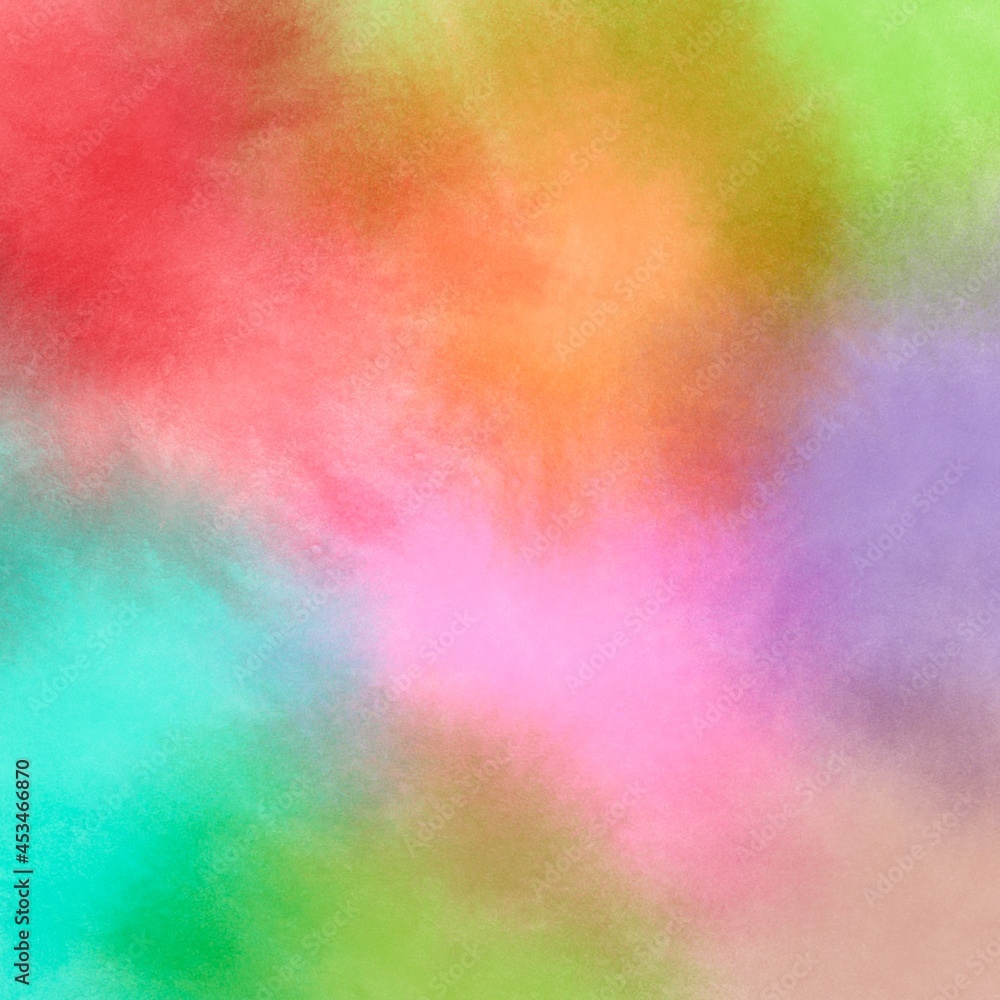 Poster abstract background with multicolor wash pattern.
