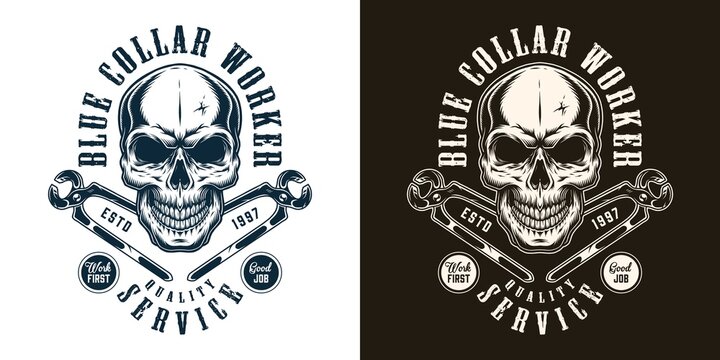 Blue collar worker design