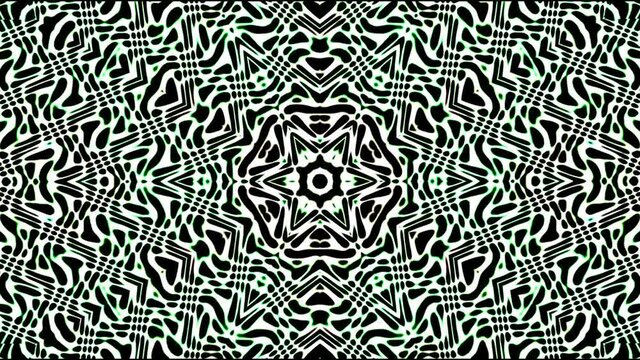 Abstract kaleidoscope with various colors, mosaics, abstract backgrounds, mandalas, 4k seamless loops, meditation, smooth round motion