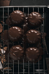 Tasty homemade chocolate cake