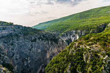 Sentier du Blanc Martel, Verdon gorge, Provence, Provence Alpes Côte d'Azur, France 