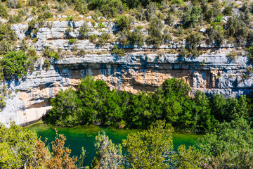 Montpezat trail, Verdon gorge, Provence, Provence Alpes Côte d'Azur, France 