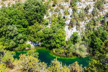 Montpezat trail, Verdon gorge, Provence, Provence Alpes Côte d'Azur, France 