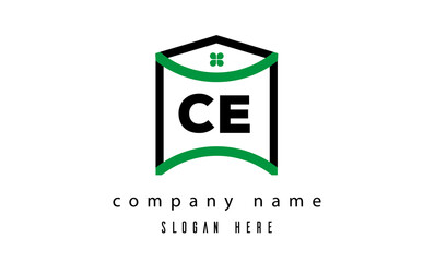 CE creative real estate latter logo