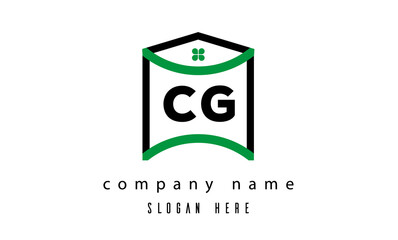 CG creative real estate latter logo