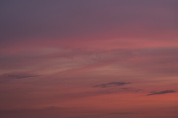 Fototapeta premium Sunset clouds in the sky in summer evening