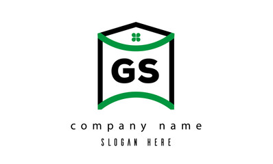 GS creative real estate latter logo vector